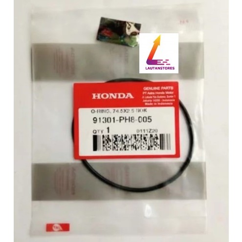 91301-PH8-005 Oring Tutup Timing 74.5X2.5 Blade Supra X 125 Helm in Fi