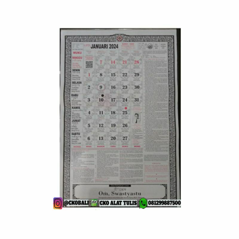 

Kalender bali tahun 2024