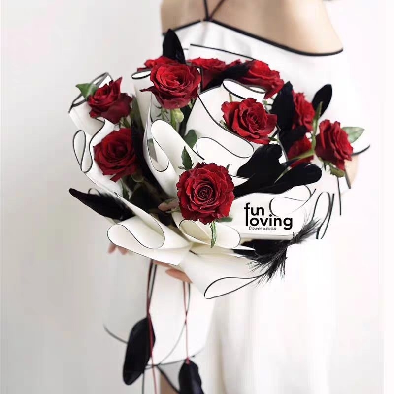 

SB306 KERTAS WRAPPING BUKET BOUQUET BUNGA PLASTIK TEBAL