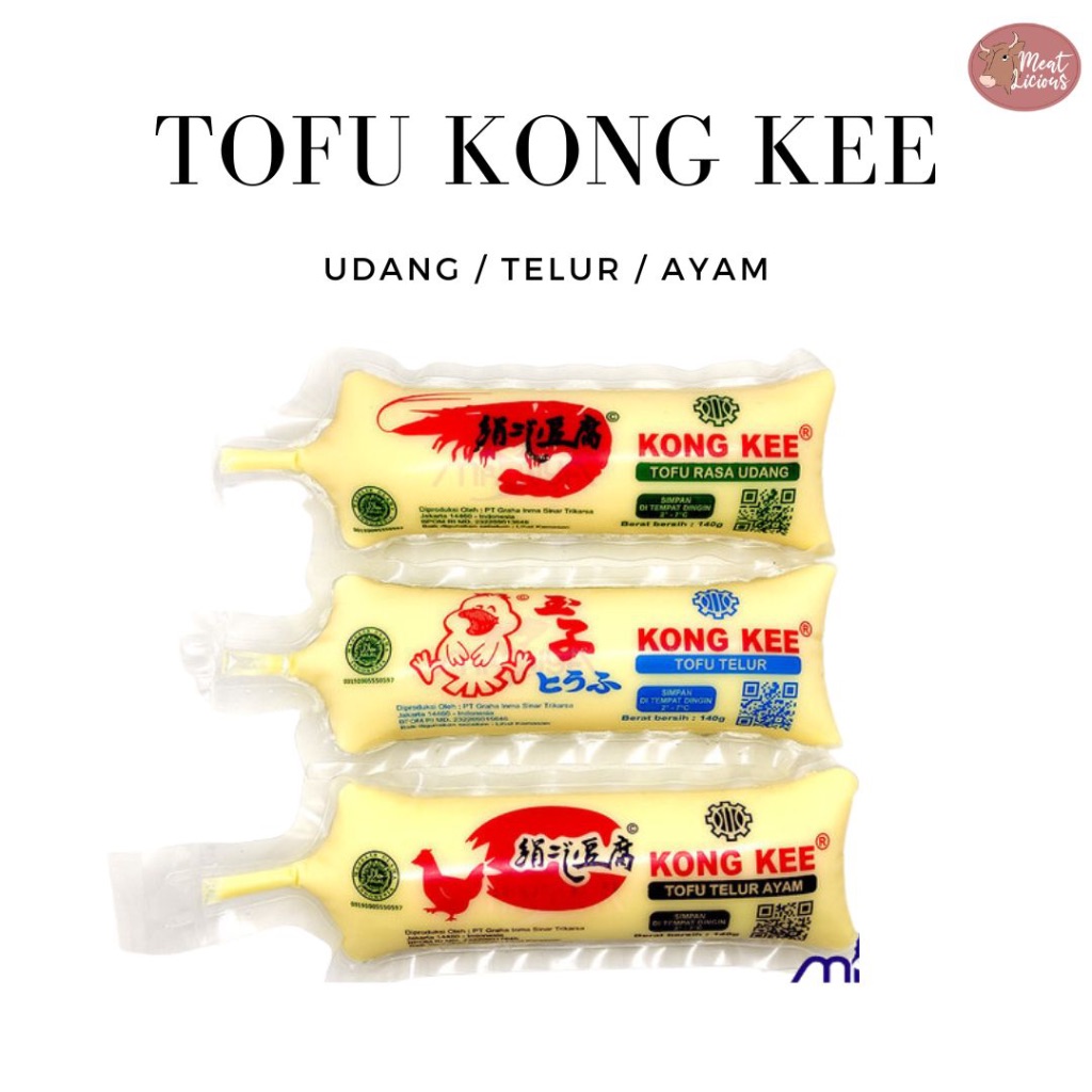 

Tofu Kong Kee (tahu jepang) Udang / Ayam / Telur