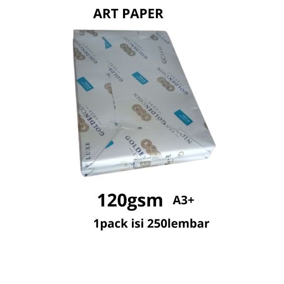 

Kertas Digital printing 120gsm ART PAPER A3+ (325*485mm) 1pack isi 250lembar
