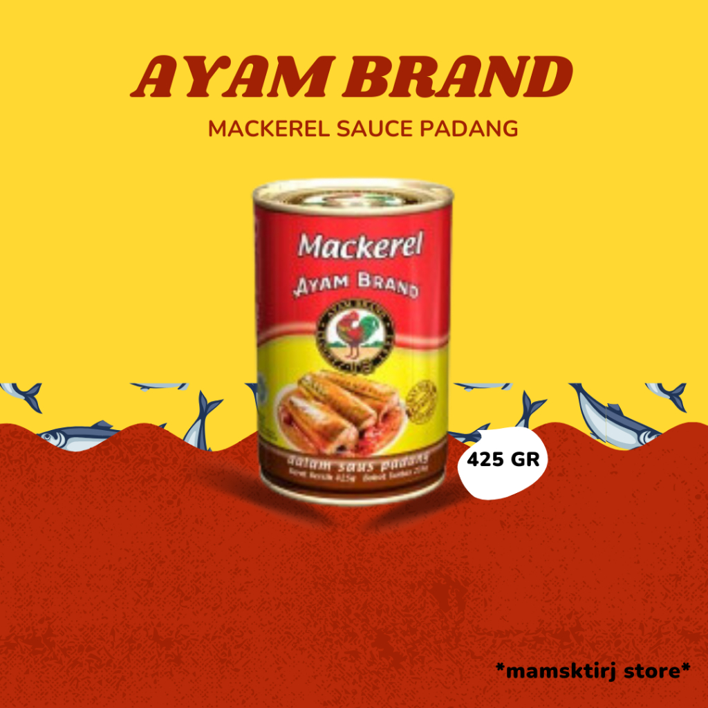 

AYAM BRAND MACKEREL SAOS PADANG 425 GR