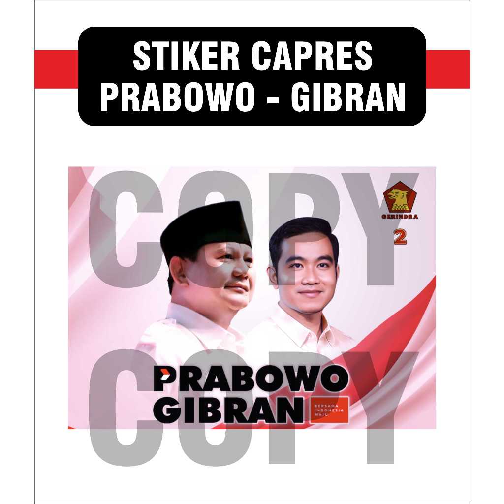 

STIKER CAPRES PRABOWO GIBRAN