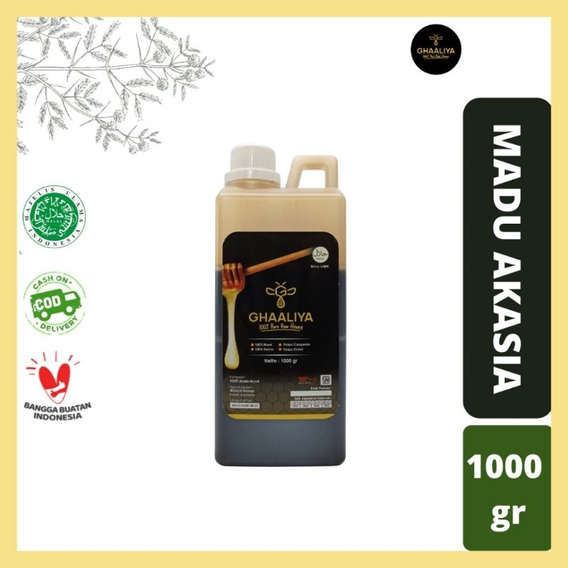 

Madu Murni Asli Nektar Randu 1000gr