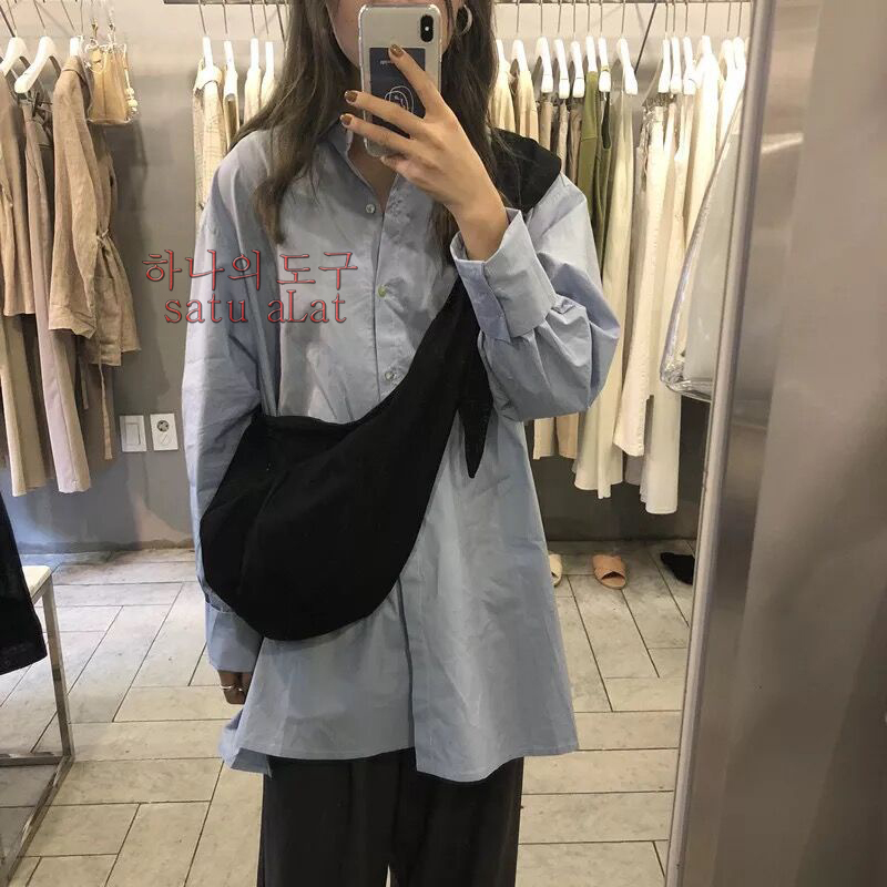 TERBARU Tas Selempang Aesthetic VANYA 100% Canvas Tebal Premium Tas Kanvas