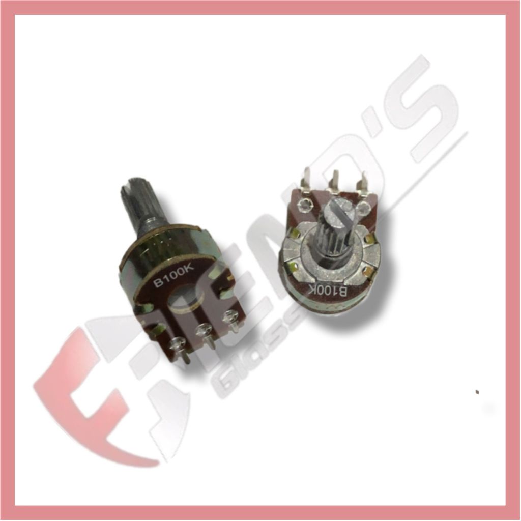 POTENSIO MONO STEREO 100K POTENSIO MONO 100 K 1 PCS