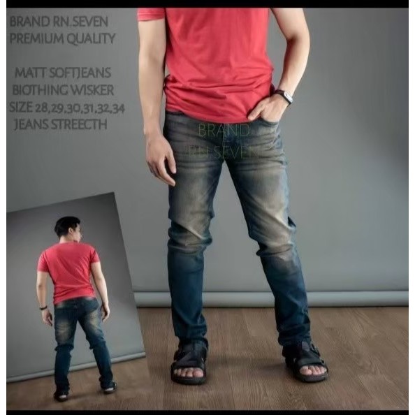 celana Jeans Soft Bikers Pria / Celana Jeans Panjang Pria  Bikers / Jeans Panjang Bikers / Jeans Bik