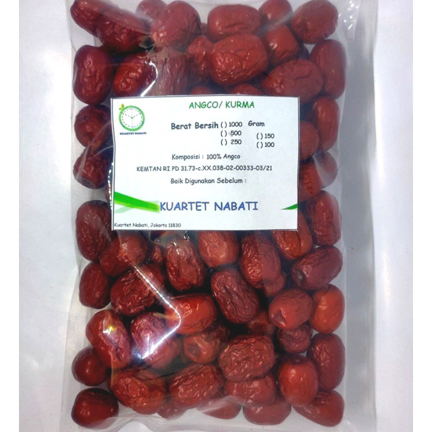 

➭➱✥❄ 500gr Angco - Hong Zao (Red Dried Dates) Premium Dengan Varian Ukuran Jumbo/ Besar/ Sedang / Kecil