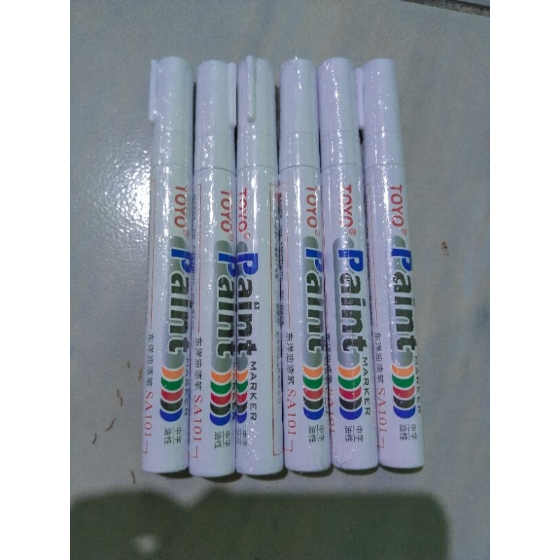 

spidol ban toyopaint permanent cocok untuk ban sepeda, motor, mobil, becak, gerobak, bajaj, dll