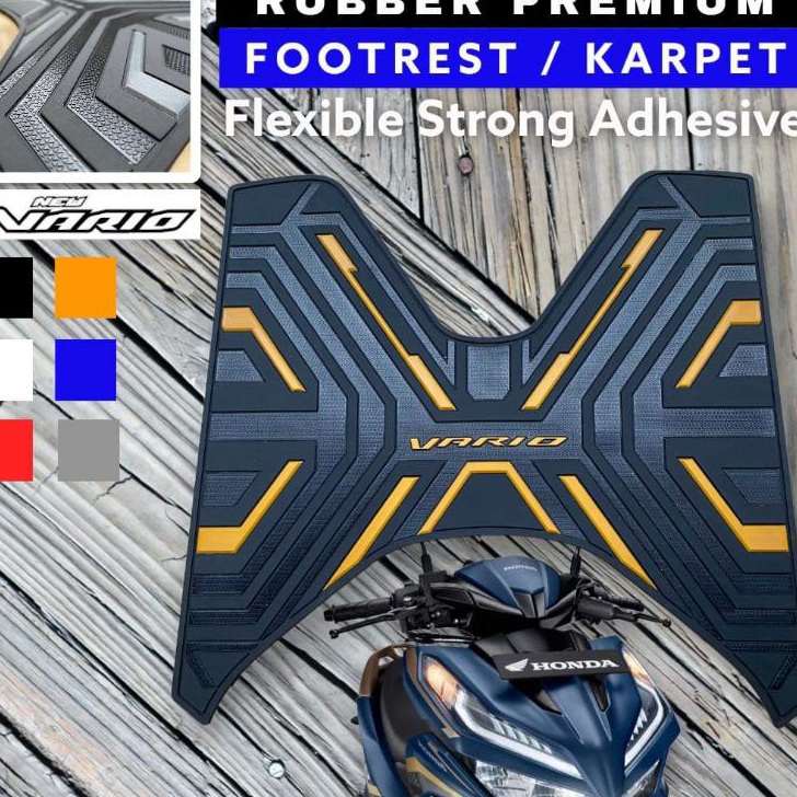 Terlaku. Karpet Vario 125 New Karpet alas pijakan kaki Vario 125 Bordes New Vario 125 Step Floor Var
