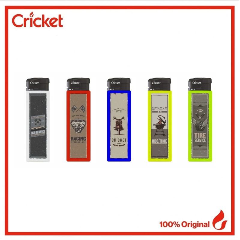 Korek Api Cricket Vintage Gas Electric Lighter Limited Edition