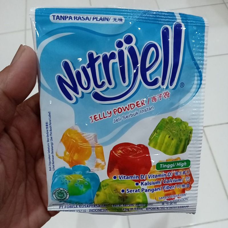 

Mahbubah - Nutrijell 15 g Jeli Serbuk Instan Tanpa Rasa / Plain