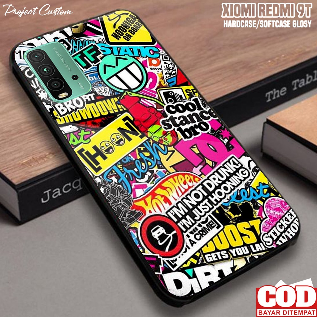 Case Xiomi Redmi 9T - Casing Xiomi Redmi 9T Terbaru [ GRFTY ] Kesing Hp - Silikon Hp - Softcase Glas