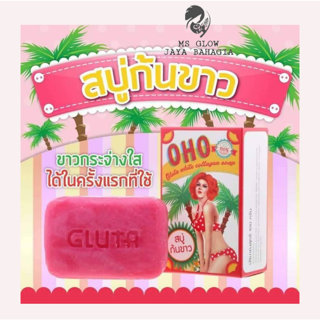 OHO GLUTA WHITE COLLAGEN SOAP ORIGINAL THAILAND