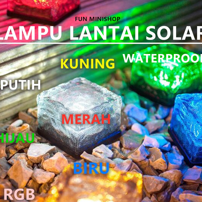 PROMO LAMPU LANTAI SOLAR TANGGA TENAGA SURYA LAMPU TAMAN SOLAR GARDEN LAMP LAMPU DEKORASI.