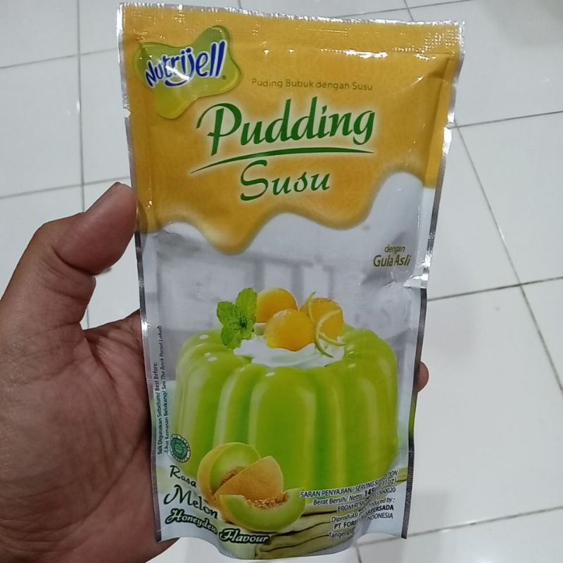

Mahbubah - Nutrijell 145 g Puding Bubuk dengan Susu Rasa Melon