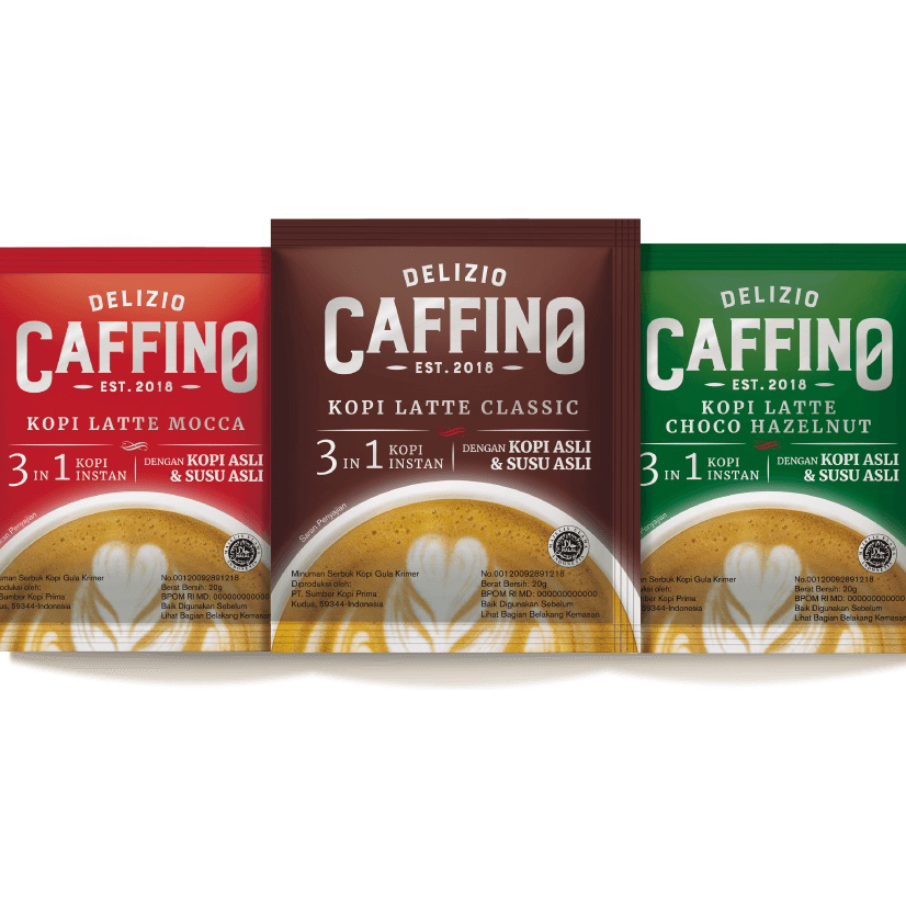 

Ready Stok Caffino Kopi Latte Coffee Isi 10 Pcs Sachet Kemasan Pouch