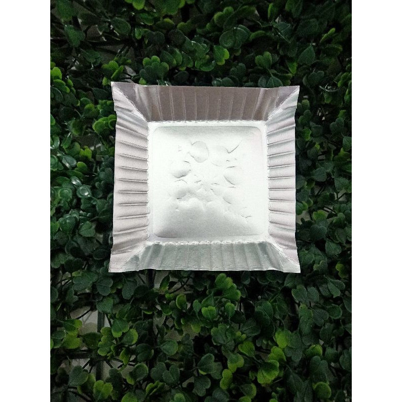 Piring Kertas / Lepek Kertas / Lepek snack / Lepek kue tart isi 20