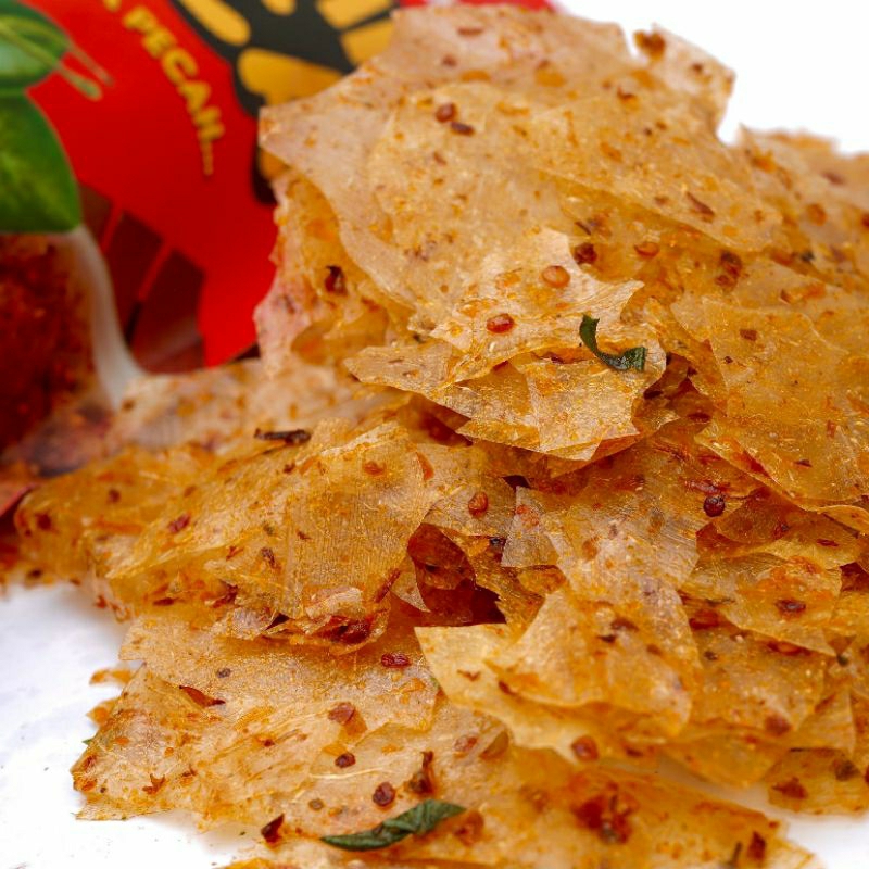 

Kripik Kaca KRIPCA Pedas Daun Jeruk