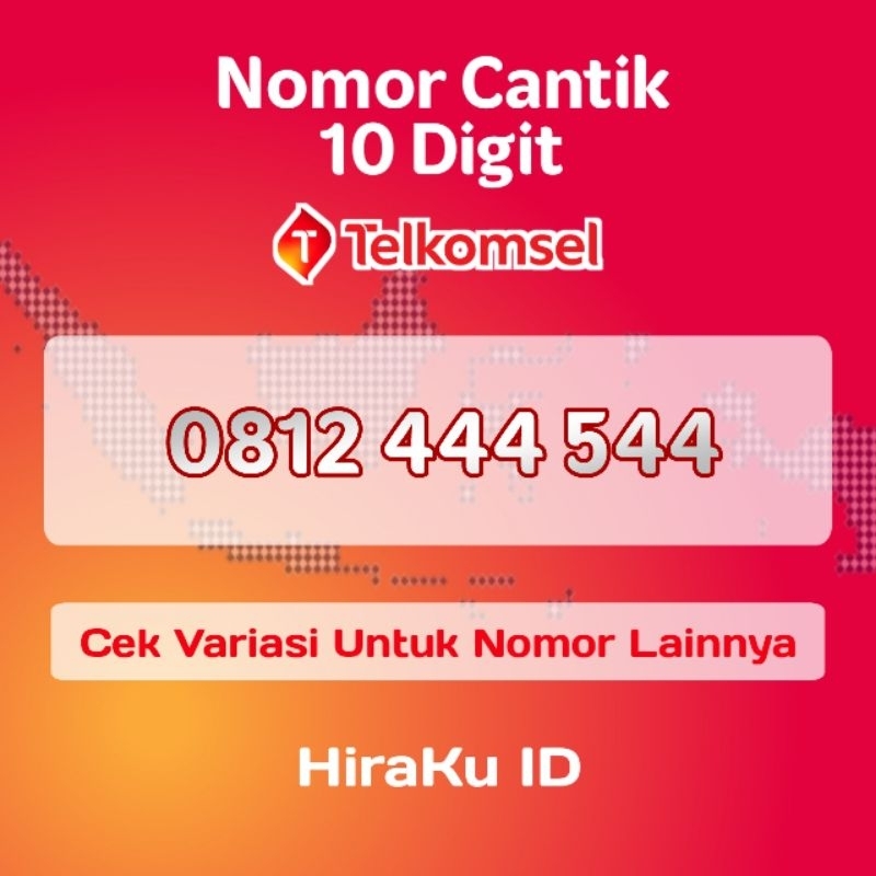 Nomor Cantik Simpati 10 Digit Prabayar