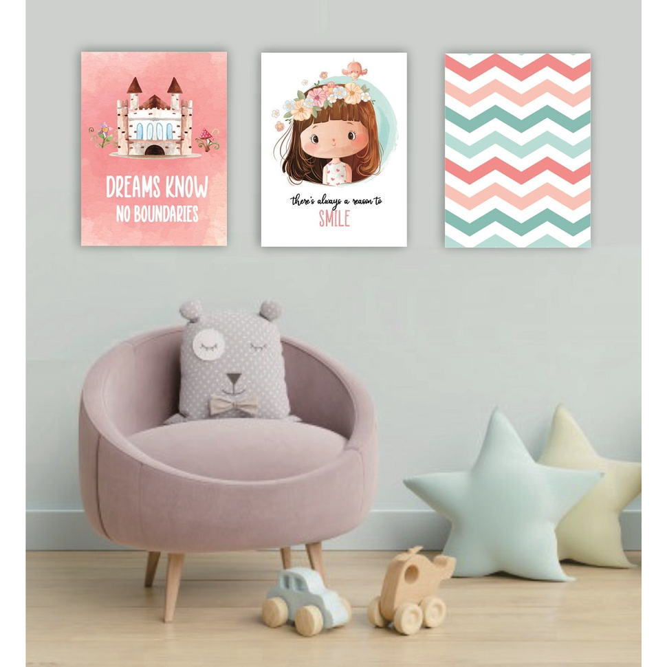 ☄️NEW✨ Frame Hiasan Dinding Aesthethic Wall Decor Minimalis Pajangan Rumah Dekorasi Kamar Anak Quote