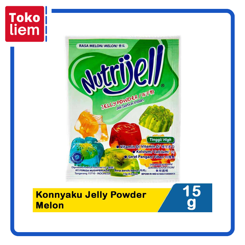 

Nutrijell Konnyaku Jelly Powder Melon 15G Pck