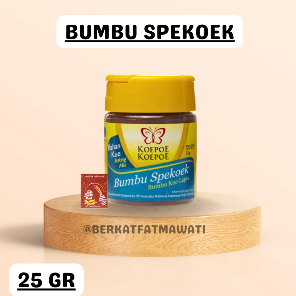 

BAYAR DITEMPAT ✅ BUMBU SPEKOEK KOEPOE KOEPOE 25 GR / SPIKOEK BUMBU KUE LAPIS LEGIT / LSN ( 12 PCS )