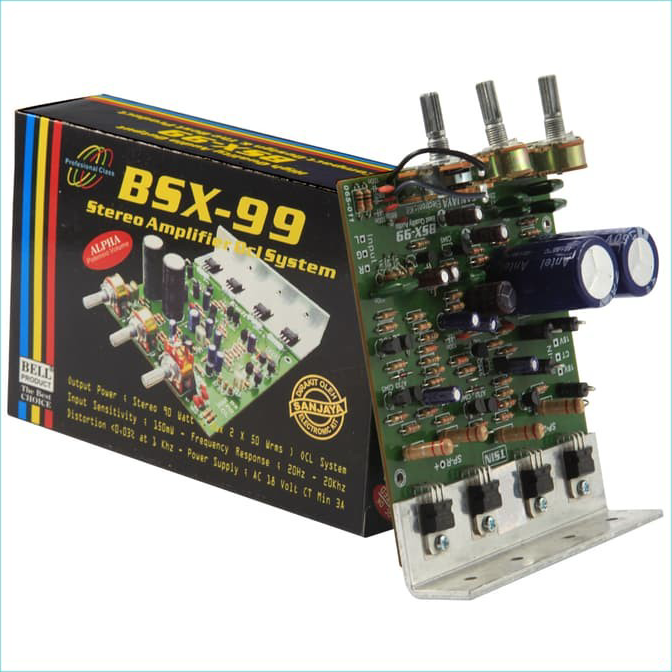 ✦MURAH LEBAY✦ KIT POWER AKITF STEREO PLUS PSU ELCO DIODA BSX-99 BSX 99 AMPLIFIER AKTIVE BELL BGR ASL