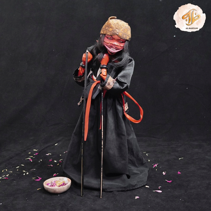 Wayang Golek Cepot Lawasan Bekas Dalang