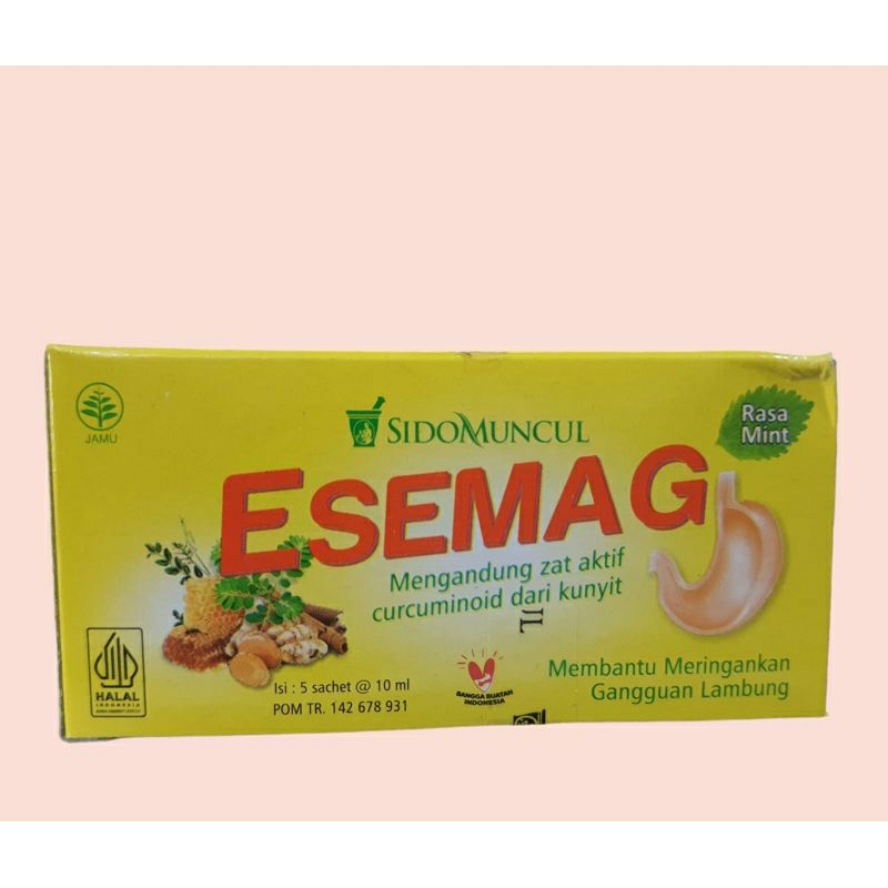 ESEMAG isi 5 Sachet - Sidomuncul Esemag Meringankan Gangguan Lambung