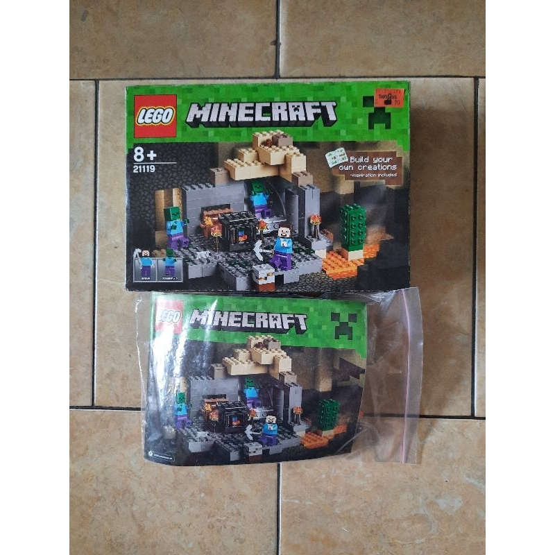 Brick Lego 21119 Minecraft The Dungeon Lengkap