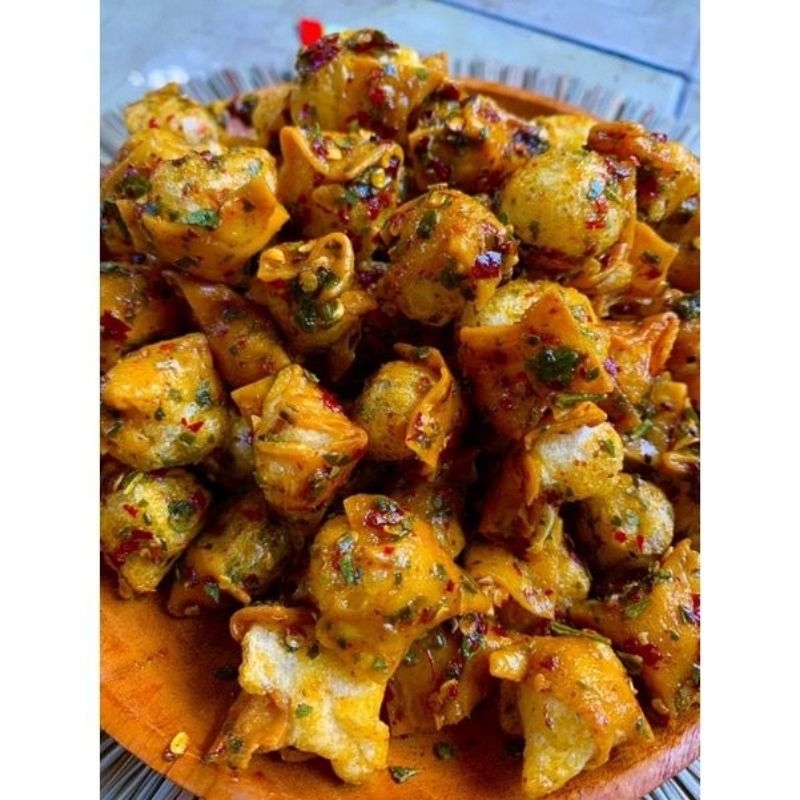 

Siomay kering mini pedas 1kg