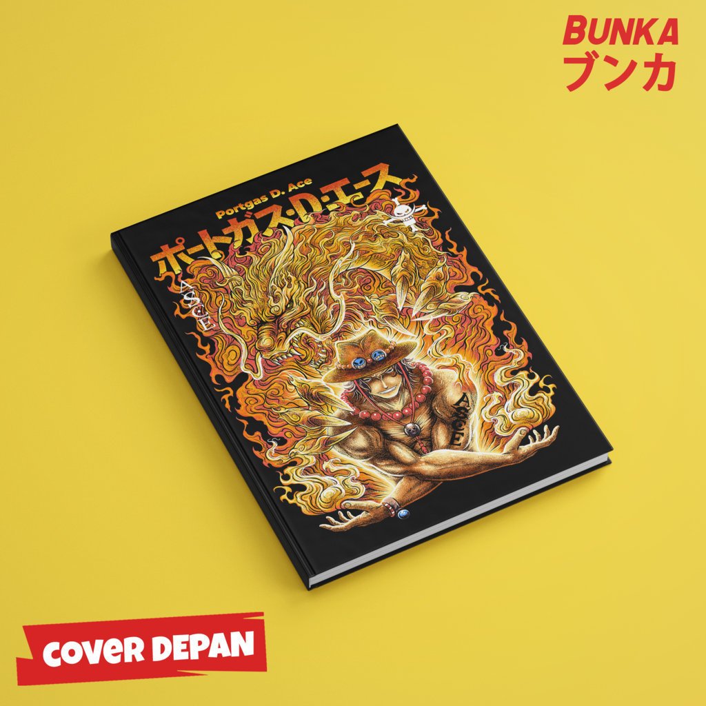 

Note Book Aesthetic Anime One Piece Hiken Portgas D Ace C Design Hardcover A5 Buku Tulis Catatan Notes Agenda Planner Jurnal vintage buku catatan story book kado anniversary valentine cowok cewek murah