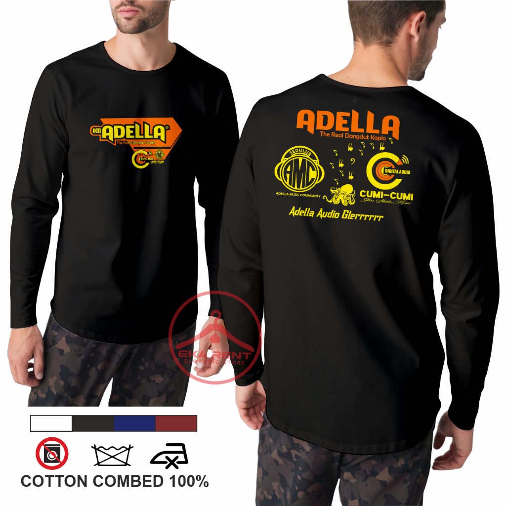 Kaos Adella Cumi Cumi Audio AMC Lengan Panjang