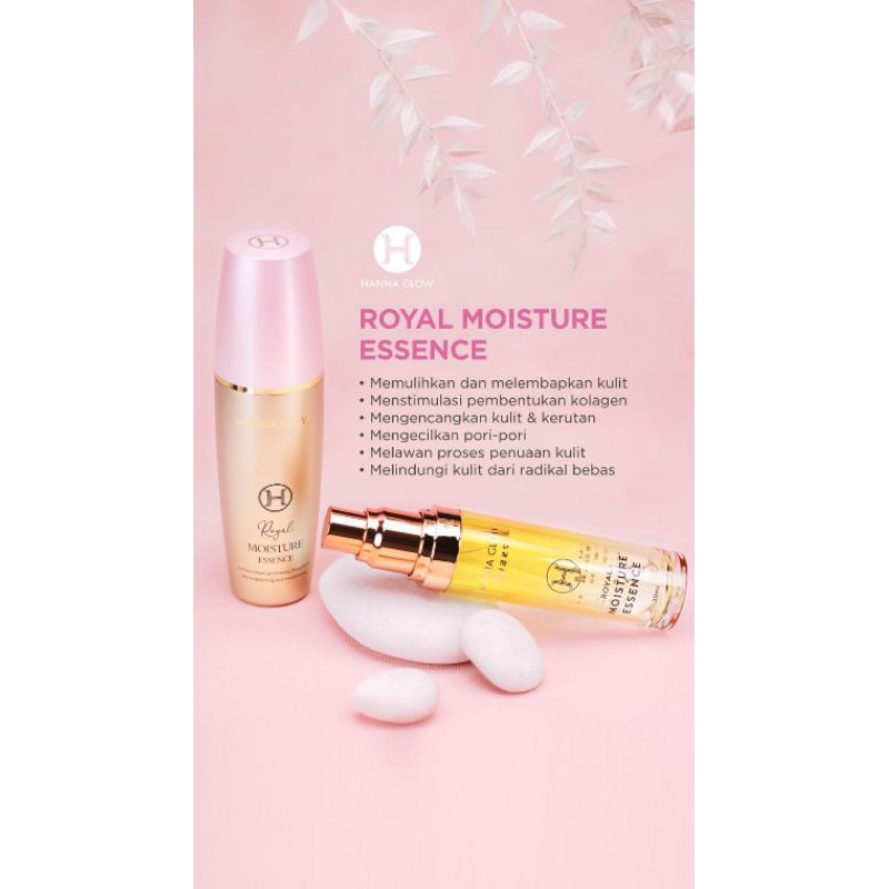Hanna Glow Royal Moisture Essence SKINCARE KOREA + HADIAH MENARIK