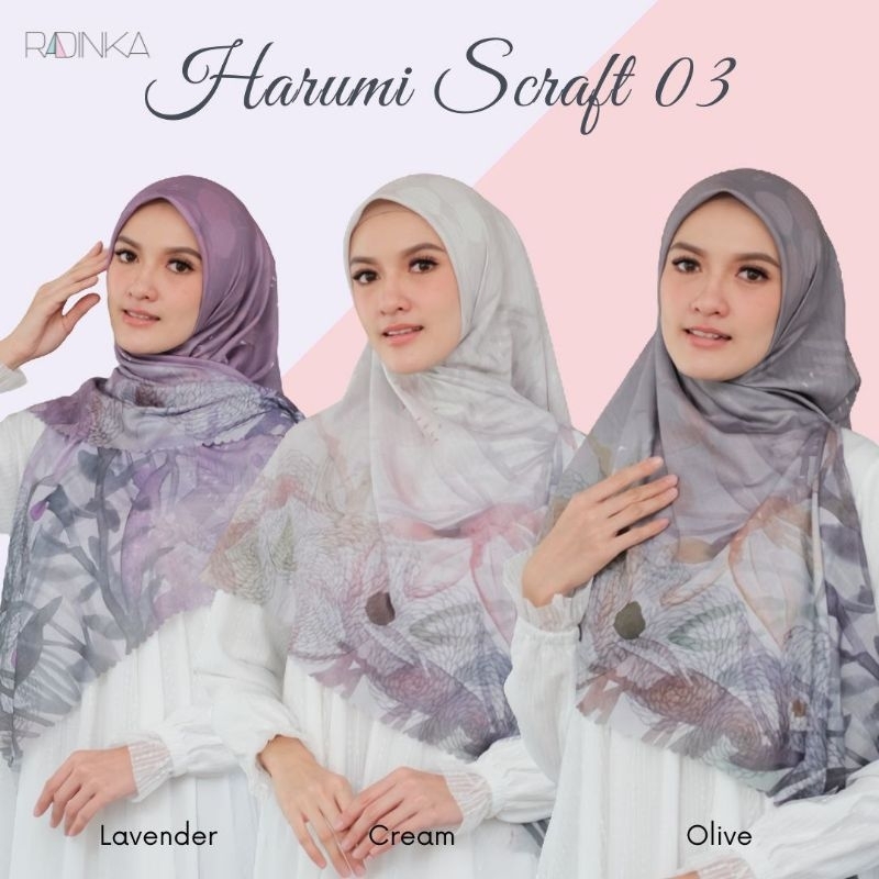 Harumi Scraft by Radinka Jilbab Segi empat