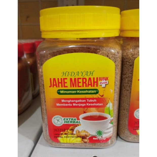 

Jahe Merah Hidayah Minuman Tradisional Jahe Merah Instan Kemasan Toples