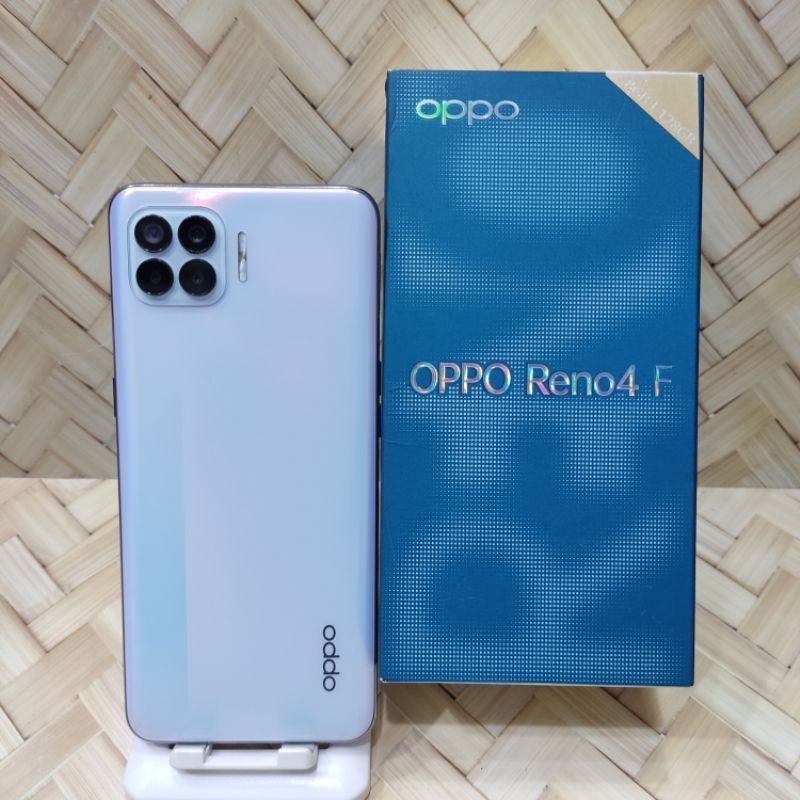 Oppo Reno 4F 8/128GB Handphone Second Fullset Batangan Original bergaransi IMEI terdaftar