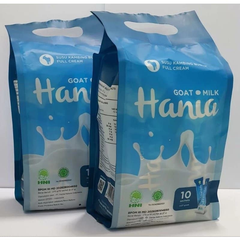 

GOAT MILK HANIA FULL CREAM SUSU KAMBING HNI HPAI