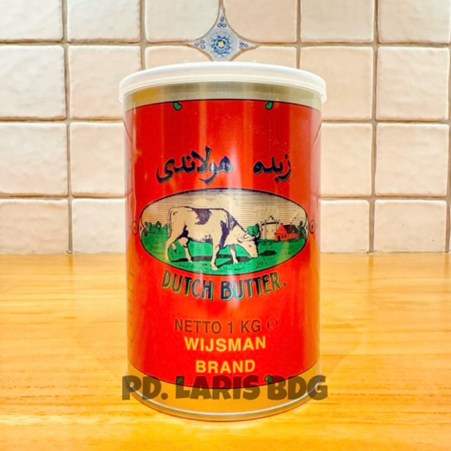 

WIJSMAN BUTTER 1KG (MENTEGA WYSMAN / WISMAN / PURE DUTCH BUTTER)