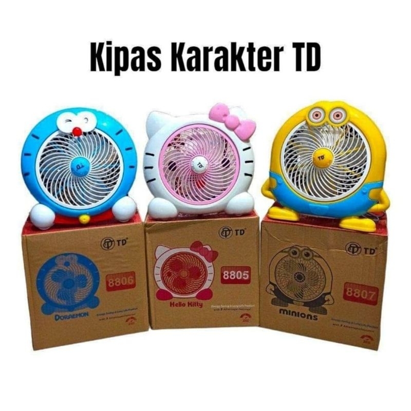 KIPAS MEJA KARAKTER KIPAS MINI KARAKTER KIPAS ANGIN KARAKTER