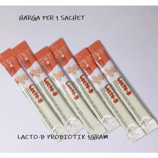 LACTO-B Sachet 1gr / LACTO B sachet 1gr  SUPLEMEN PROBIOTIK PENCERNAAN Kucing & Anjing