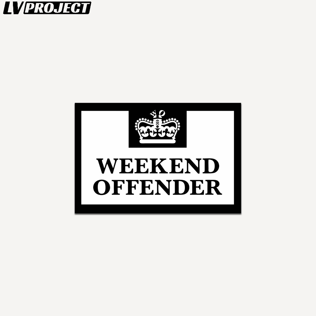 

Sticker Casual Football Stiker Brand Kasual Weekend Offender Sepak Bola