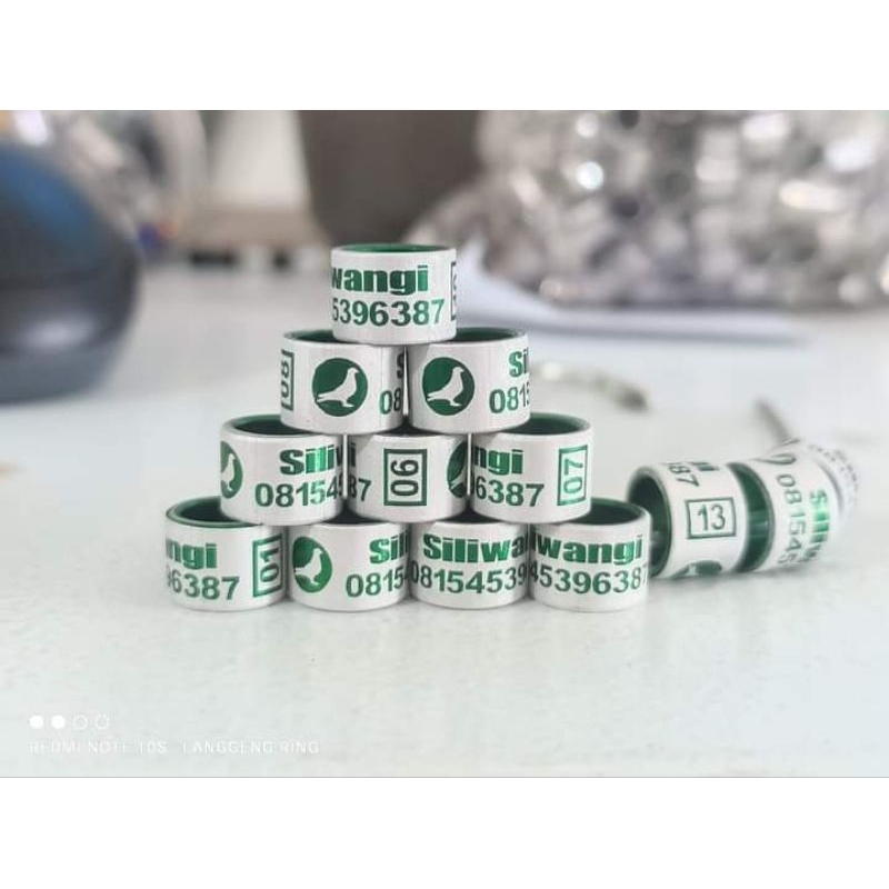 25 biji ring merpati / full block merpati kaki burung