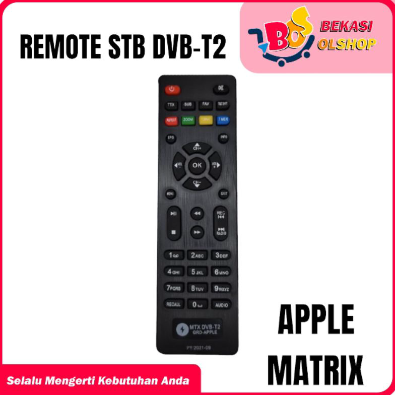 5.5 HARGA GROSIR Remote Set Top Box DVB T2 Matrix Apple Remot