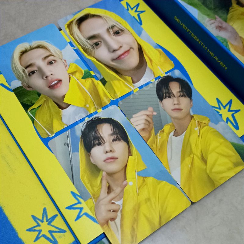 PC Photocard Seventeen Heaven Carver Carat Version Scoups DK Woozi Dino