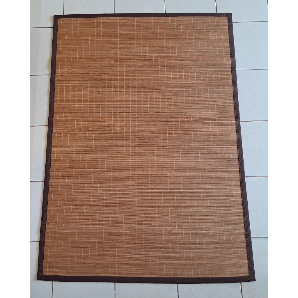 200cm x 300cm Tikar Core Rotan Polos - Tikar Rotan Cokelat, Tikar Rotan Kalimantan, Tikar Tradisiona