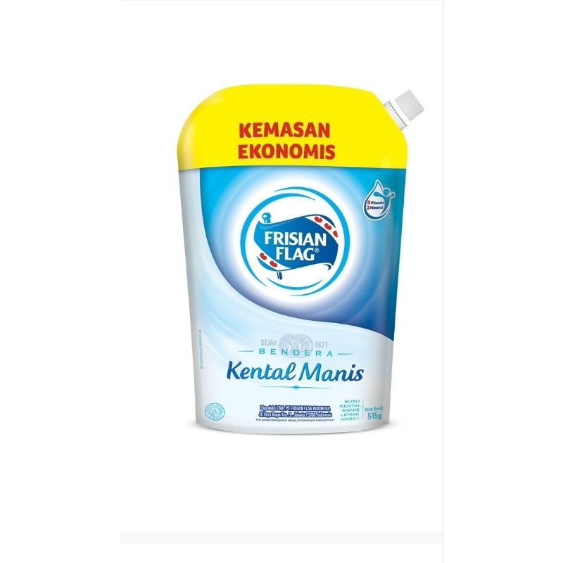 

SKM Frisian Flag 545 gr Pouch Putih Cokelat