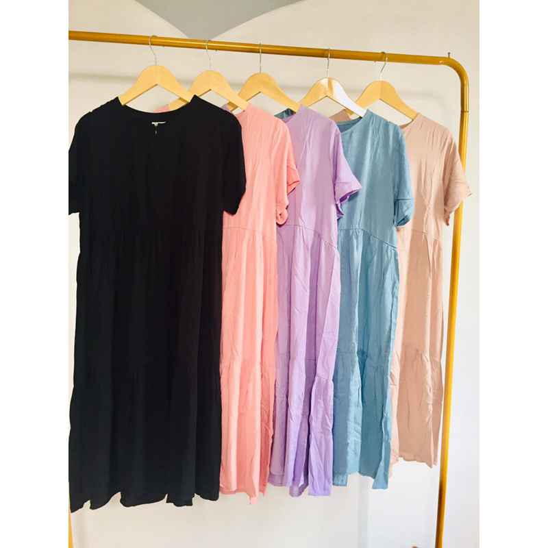 Zenaya Dress / Daster rayon twill / Daster polos / Daster Susun