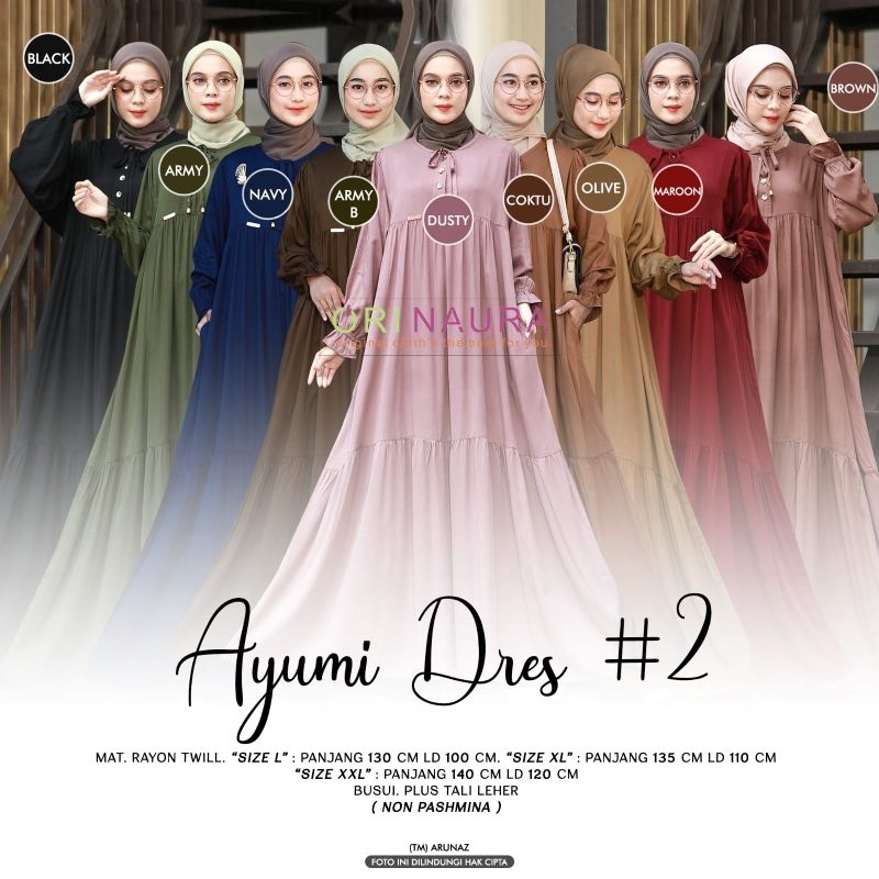 100% ORI Ayumi #2 dress jumbo by Ori Naura / L XL XXL